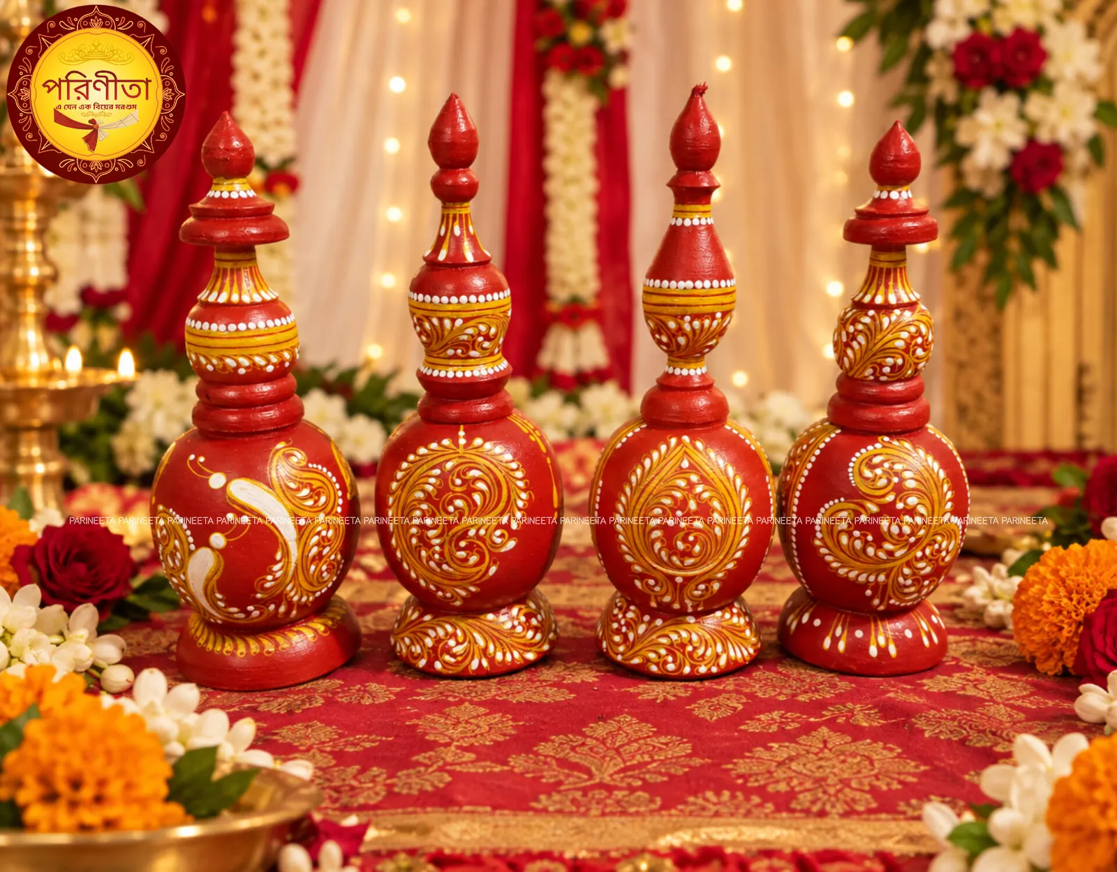 Gach Kouto (গাছকৌটো), hand-painted by Parineeta